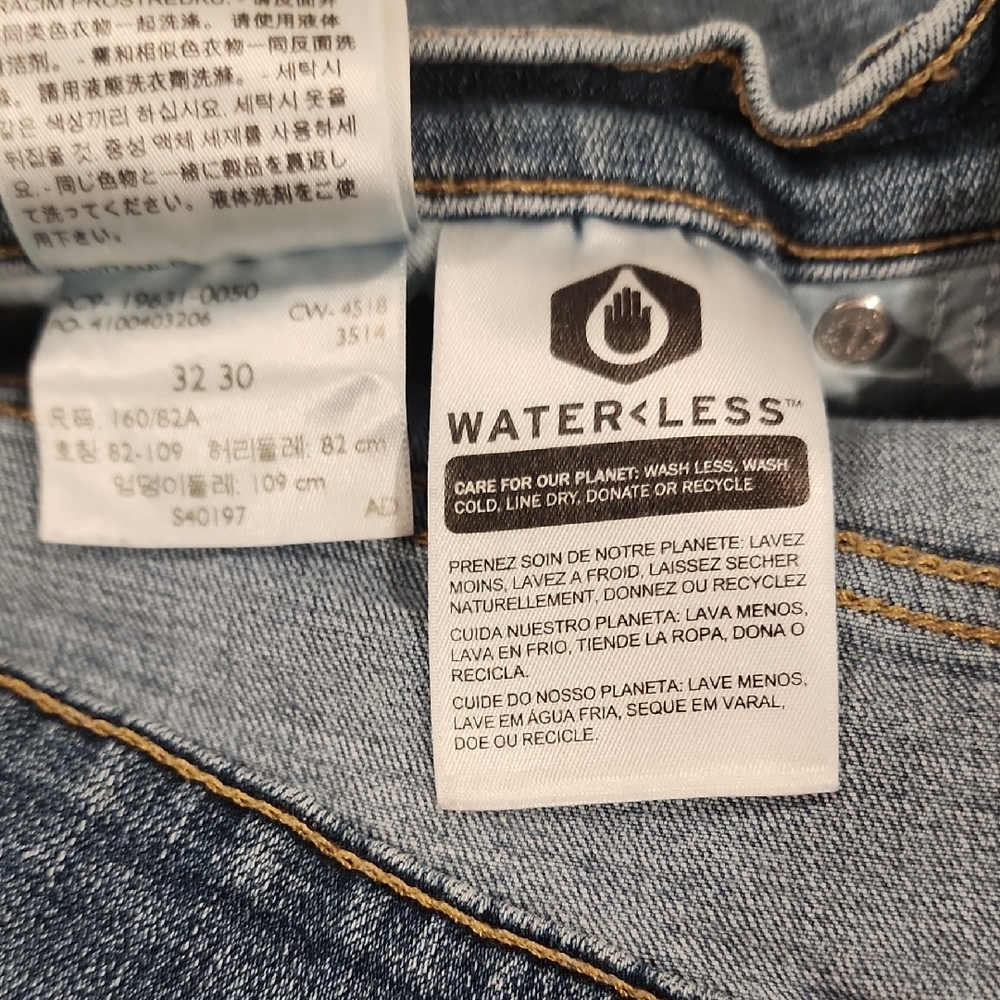 Levi's Blue Straight Leg Jeans with Classic Denim Style - Picture 4 of 4